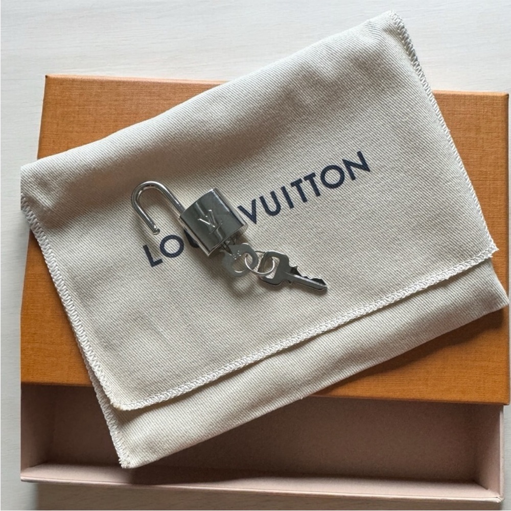 Louis Vuitton Palladium Lock and Key with Box